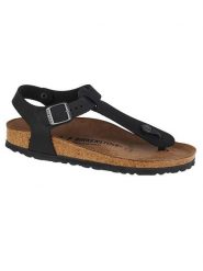 Birkenstock Sandały "Kairo" w kolorze granatowym rozmiar: 36. Niebieskie sandały damskie Birkenstock, bez wzorów, bez obcasa. Za 336.01 zł.