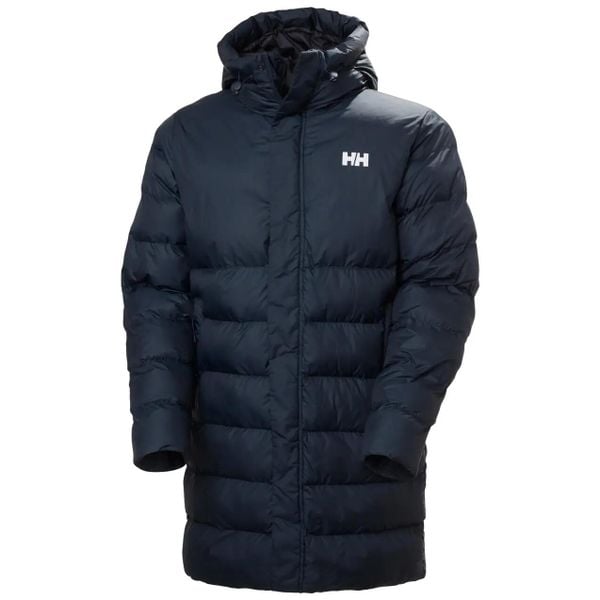 Kurtka puchowa Helly Hansen Oslo Puffy. Niebieskie kurtki męskie Helly Hansen, na jesień, m, bez wzorów, z materiału, klasyczne, bez kaptura. Za 1,166.60 zł.