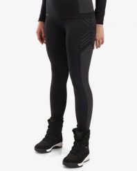 Damskie legginsy Kilpi Oline. Czarne legginsy damskie Kilpi, bez wzorów, z materiału. Za 157.00 zł.