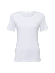 S.Oliver Koszulka Kobiety Bawełna biały, 46. Białe t-shirty damskie S.Oliver, s, bez wzorów, z bawełny, bez kołnierzyka. Za 79.95 zł.