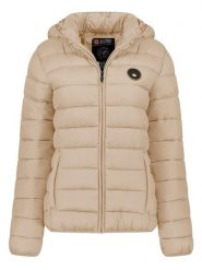 Canadian Peak Kurtka pikowana "Atikamapeak" w kolorze beżowym rozmiar: XL. Brązowe kurtki damskie Canadian Peak, xl, bez wzorów, bez kaptura. Za 166.88 zł.