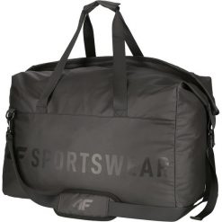 Torba sportowa TPU108 - głęboka czerń. Brązowe torby męskie na ramię 4f, bez wzorów, z materiału, na ramię. W wyprzedaży za 59.99 zł.
