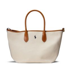 Torebka Polo Ralph Lauren. Brązowe torebki klasyczne damskie Polo Ralph Lauren, bez wzorów, bez dodatków. Za 1,799.00 zł.