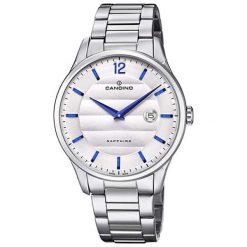 Zegarek "C4637-1" w kolorze srebrnym. Szare, analogowe zegarki męskie Michael Kors, Fossil, srebrne. W wyprzedaży za 749.95 zł.