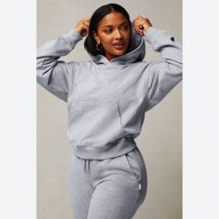Bluza damska z kapturem Fabletics Year Round Terry. Szare bluzy z kapturem damskie FABLETICS, na lato, l, z bawełny. Za 330.95 zł.