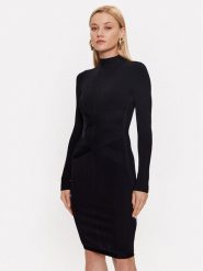 Marciano Guess Sukienka koktajlowa 3YGK37 5036Z Czarny Bodycon Fit. Czarne sukienki damskie Marciano Guess, na co dzień, xs, z aplikacjami, z wiskozy, bez kołnierzyka, bez ramiączek, bodycon. Za 689.99 zł.