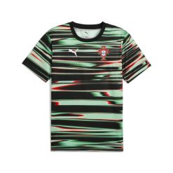 Męska koszulka przedmeczowa Portugalia PUMA Black White. Białe t-shirty sportowe męskie Puma, m, bez ramiączek, do piłki nożnej. Za 309.00 zł.