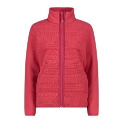 Bluza damska turystyczna CMP 34H0426. Czerwone bluzy bez kaptura damskie CMP, xs. Za 403.50 zł.