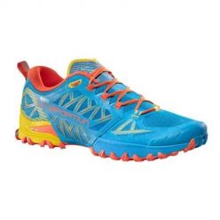 Buty trekkingowe męskie La Sportiva La Bushido Iii Gtx. Niebieskie buty trekkingowe męskie La Sportiva, z materiału, bez zapięcia, trekkingowe. Za 1,041.00 zł.