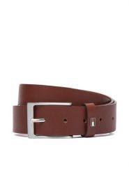 Tommy Hilfiger Pasek Layton 3.5 Adj AM0AM14669 Brązowy. Brązowe paski męskie Tommy Hilfiger, bez wzorów, ze skóry. Za 249.99 zł.