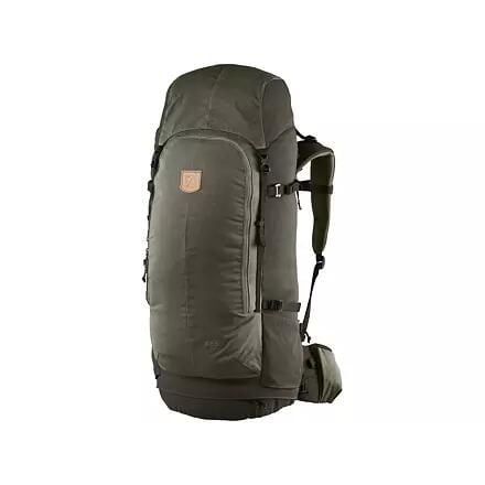 Plecak trekkingowy Fjallraven Keb 72 - olive/deep forest. Zielone plecaki męskie Fjällräven, bez wzorów, z materiału. Za 1,665.15 zł.