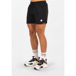 Colton Szorty - Czarny. Czarne szorty męskie GORILLA WEAR, na fitness i siłownię. Za 168.00 zł.