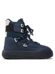 Moon Boot Śniegowce Park Sneaker Boot 80D2470060 Granatowy. Niebieskie buty zimowe męskie Moon Boot, ze skóry, bez zapięcia. Za 899.99 zł.