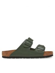 Birkenstock Klapki Arizona 1029165 Zielony. Zielone klapki i japonki męskie Birkenstock, ze skóry. Za 499.99 zł.