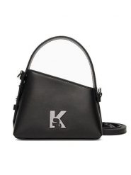 Karl Lagerfeld Jeans Torebka A3W30289 Czarny. Czarne torebki klasyczne damskie Karl Lagerfeld Jeans, bez wzorów, z jeansu, bez dodatków. Za 449.99 zł.