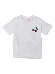 Vero Moda Girl Koszulka "Photostatic" w kolorze białym rozmiar: 158/164. Białe koszulki dziewczęce Vero Moda Girl, bez wzorów, z bawełny, bez ramiączek. Za 43.57 zł.