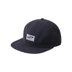 Czapka z daszkiem męska Quiksilver Bassackwards. Niebieskie czapki męskie Quiksilver, bez wzorów, z bawełny, sportowe. Za 60.00 zł.
