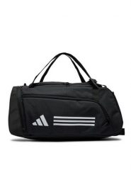 Adidas Torba Essentials 3-Stripes Duffel Bag IP9862 Czarny. Czarne torebki klasyczne damskie Adidas, bez wzorów, z materiału, bez dodatków. Za 109.99 zł.