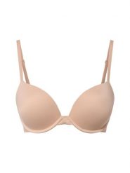 Calvin Klein Biustonosz na fiszbinach Kobiety Sztuczne włókno beżowy, 80C. Brązowe biustonosze CALVIN KLEIN, bez wzorów, z włókna. Za 209.95 zł.