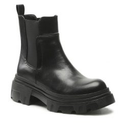 Sztyblety Jenny Fairy. Czarne botki damskie Jenny Fairy, bez obcasa, na płaskiej podeszwie, bez zapięcia. Za 101.98 zł.