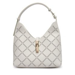 Torebka Furla. Białe torebki klasyczne damskie Furla, bez wzorów, bez dodatków. Za 1,389.00 zł.