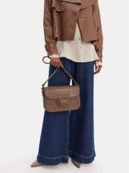 GINO ROSSI Torebka EO-LDA9024 Beżowy. Brązowe listonoszki damskie Gino Rossi, bez wzorów, z materiału, bez dodatków. Za 279.99 zł.