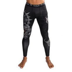 Legginsy treningowe męskie Venum Gladiator 5.0 Men's Spats. Czarne spodnie sportowe męskie VENUM. Za 239.99 zł.