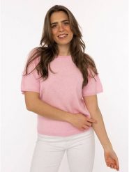 Zwillingsherz Sweter w kolorze jasnoróżowym rozmiar: M. Różowe swetry klasyczne damskie Zwillingsherz, m, z kaszmiru, bez kołnierzyka. Za 404.99 zł.