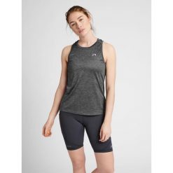 Damska koszulka typu tank top Newline Running. Szare topy damskie Newline, bez wzorów, bez kołnierzyka. Za 151.00 zł.