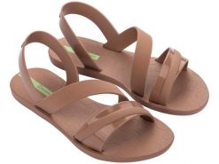 Buty sandały damskie Ipanema Vibrant Sandal Fem. Brązowe sandały damskie Ipanema, bez wzorów, z materiału, bez obcasa. Za 139.00 zł.