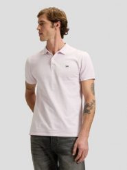 MESKA KOSZULKA LEE PIQUE POLO LIGHT ICY PINK 112376458. Różowe koszulki polo męskie Lee, m, bez wzorów, bez ramiączek. Za 99.99 zł.
