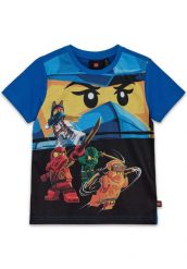 Koszulka Dziecięca Bio Bawełna LEGO Ninjago Tano 627 Niebieska. Niebieskie koszulki dziewczęce LEGO, bez wzorów, z bawełny, bez ramiączek. Za 59.99 zł.