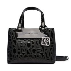 Torebka Armani Exchange. Czarne torebki klasyczne damskie Armani Exchange, bez wzorów, bez dodatków. Za 589.99 zł.