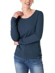 Timezone Koszulka w kolorze granatowym rozmiar: S. Niebieskie bluzki damskie Timezone, s, bez wzorów, bez kołnierzyka. Za 52.30 zł.