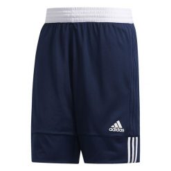 Krótkie spodenki adidas 3G Speed Reversible. Białe szorty męskie Adidas, bez kołnierzyka. W wyprzedaży za 104.25 zł.