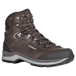 Buty trekkingowe męskie Lowa Ranger Gtx. Brązowe buty trekkingowe męskie Lowa, z materiału, za kostkę, bez zapięcia. Za 1,282.00 zł.