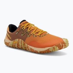 Buty barefoot męskie Merrell Trail Glove 7. Brązowe obuwie do biegania damskie MERRELL. Za 319.99 zł.
