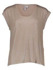 Pieces Koszulka w kolorze beżowym rozmiar: XL. Brązowe bluzki damskie Pieces, xl, bez wzorów, bez kołnierzyka, bez ramiączek. Za 48.73 zł.