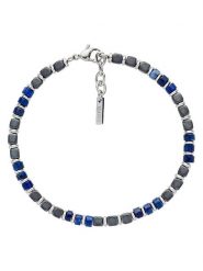 U.S. Polo Assn. Bransoletka z kamieniami szlachetnymi rozmiar: onesize. Niebieskie biżuteria dla mężczyzn U.S. Polo Assn., z hematytem, ze stali. Za 69.99 zł.