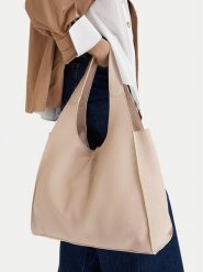 Lasocki Torebka CEO-LSK-L-014-09 Beżowy. Brązowe torebki klasyczne damskie Lasocki, bez wzorów, z materiału, bez dodatków. Za 199.99 zł.
