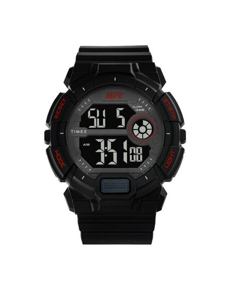 Timex Zegarek UFC Striker TW5M53400 Czarny. Czarne, cyfrowe zegarki męskie Timex. Za 259.99 zł.