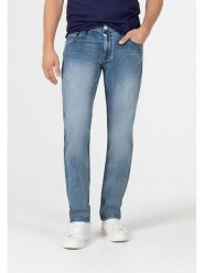 Timezone Dżinsy "Eduardo" - Slim fit - w kolorze niebieskim rozmiar: W31/L30. Niebieskie jeansy męskie Timezone. Za 192.79 zł.