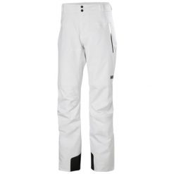 Spodnie narciarskie Helly Hansen Alpha Lifaloft. Białe spodnie materiałowe męskie Helly Hansen, bez wzorów, sportowe. Za 1,382.50 zł.
