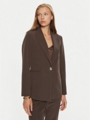 Maryley Marynarka 24IB187/M05/43CO Brązowy Regular Fit. Brązowe marynarki i żakiety damskie Maryley, m, bez wzorów, z syntetyku. Za 239.99 zł.