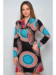 Tarifa Sukienka w kolorze czarnym rozmiar: XL. Czarne sukienki damskie Tarifa, na co dzień, xl, bez wzorów, bez kołnierzyka, bez ramiączek, midi, proste. Za 56.93 zł.