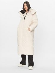 Calvin Klein Jeans Płaszcz zimowy J20J221888 Écru Oversize. Płaszcze damskie Calvin Klein Jeans, na zimę, xl, bez wzorów, z jeansu. Za 1,049.00 zł.