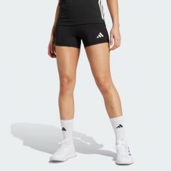 Szorty Volleyball. Czarne szorty damskie Adidas, bez wzorów, sportowe. Za 129.00 zł.