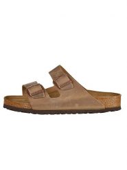 Birkenstock Skórzane klapki "Arizona" w kolorze jasnobrązowym rozmiar: 37. Brązowe klapki i japonki męskie Birkenstock. Za 461.21 zł.
