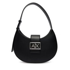 Torebka Armani Exchange. Czarne torebki klasyczne damskie Armani Exchange, bez wzorów, bez dodatków. Za 599.99 zł.