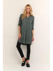 Kaffe Sukienka w kolorze zielonym rozmiar: 34. Zielone sukienki damskie Kaffe, bez wzorów, z wiskozy, bez kołnierzyka, bez ramiączek, mini. Za 95.92 zł.